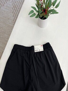 Ultra stretch Active Shorts, in Black, Medium